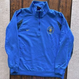 Vintage Nike Men’s Inter Milan Quarter Zip Pullover Sweatshirt